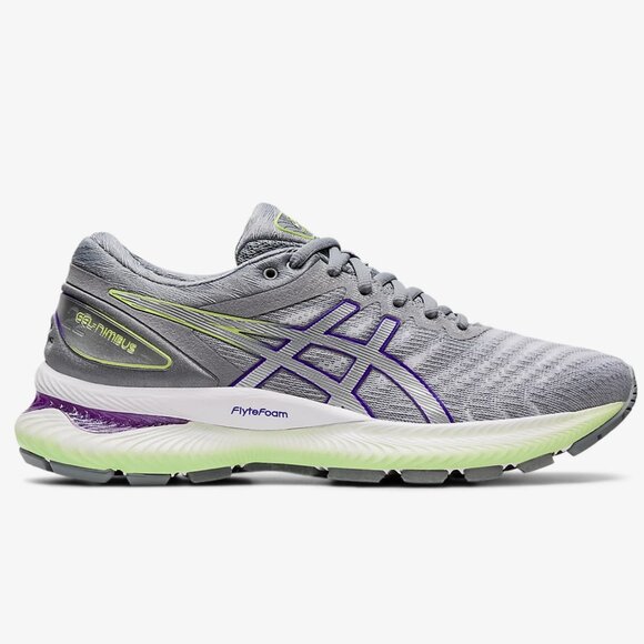 NEW in Box Asics GEL NIMBUS 22 Womens 9.5 US 41.5 EUR White Pure silver Purple - Picture 8 of 8